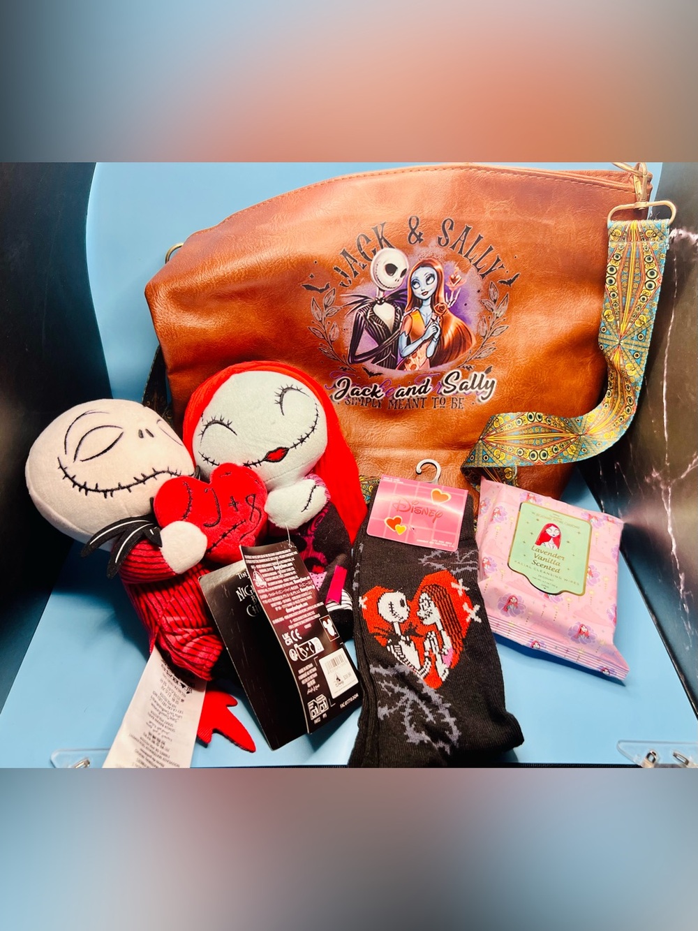 Disney Nightmare Before Christmas Jack & Sally Halloween Gift Bundle Set